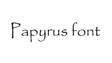 Papyrus Font